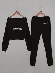 Lucky Slouch Top Leggings Lounge Set