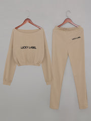 Lucky Slouch Top Leggings Lounge Set