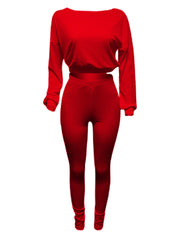 Slouch Top Leggings Lounge Set