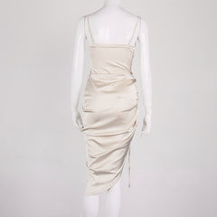 So Cowl Ruched Dress