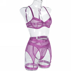 Netted Suspender Set