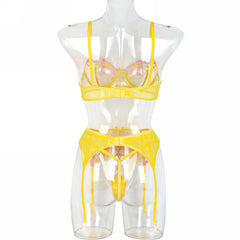 Rose Burst Suspender Set