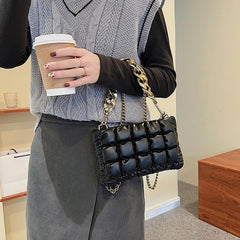 Puff Quilted Chain Bag