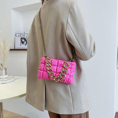 Puff Quilted Chain Bag