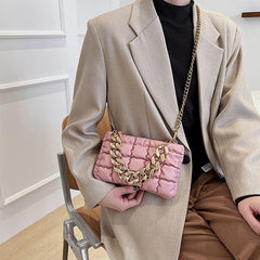 Puff Quilted Chain Bag