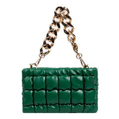 Puff Quilted Chain Bag