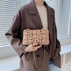 Puff Quilted Chain Bag