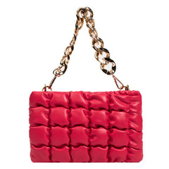 Puff Quilted Chain Bag