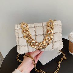 Puff Quilted Chain Bag