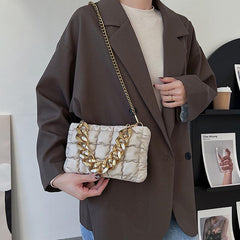 Puff Quilted Chain Bag