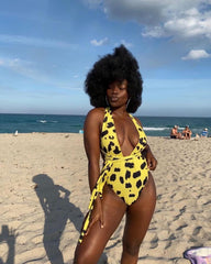 Safari Print Swimsuit
