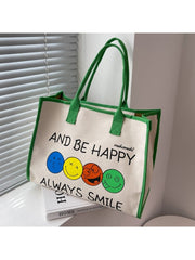 Be Happy Tote Handbag