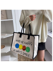 Be Happy Tote Handbag