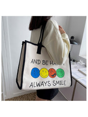 Be Happy Tote Handbag