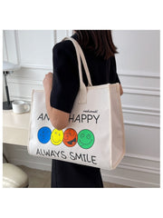 Be Happy Tote Handbag