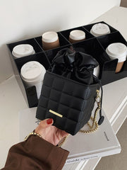 Quilted Bucket Handbag