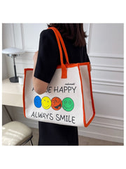 Be Happy Tote Handbag