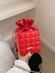 Quilted Bucket Handbag