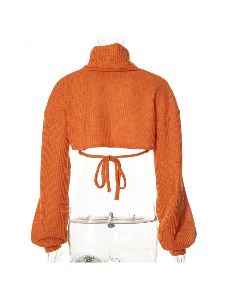 Duo Cropped Sweater