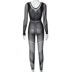 Seduce Meshed Jumpsuit