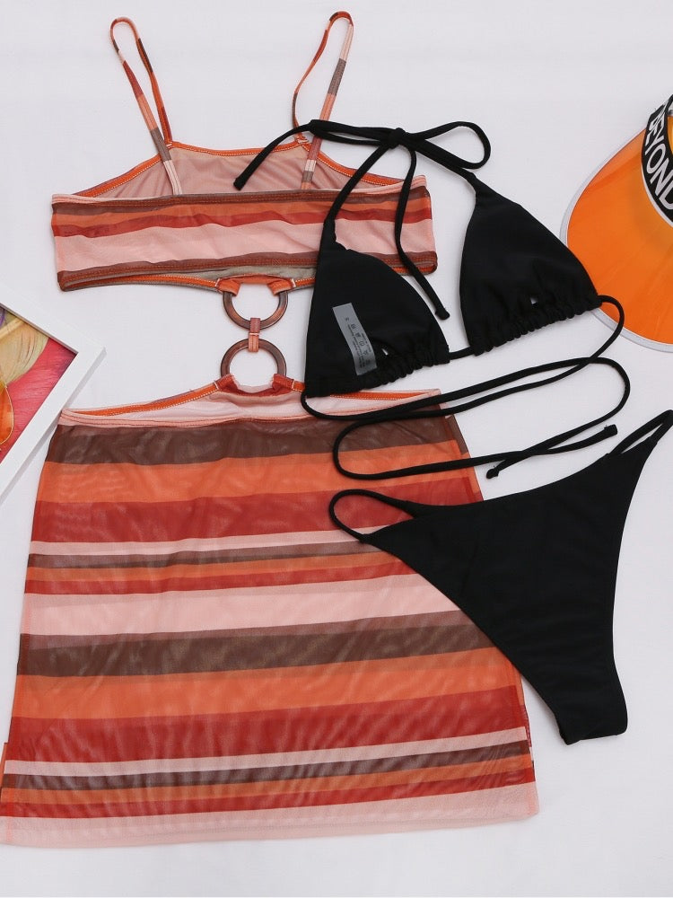 Hoop Dress Bikini Set