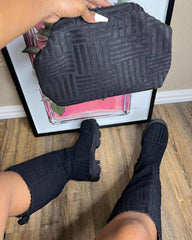 Embossed Boots