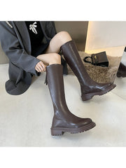Chunky High Boots