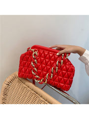 Puffa Quilted Chain Bag