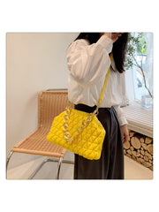 Puffa Quilted Chain Bag