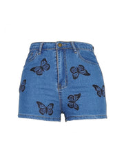 Butterfly Shortie Shorts