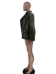 Lala Lapel Biker Jacket