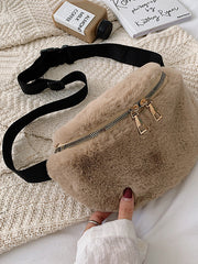 Michelle Faux Fur Bum Bag