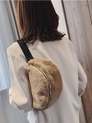 Michelle Faux Fur Bum Bag