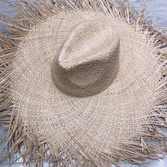 Frilly Straw Hat
