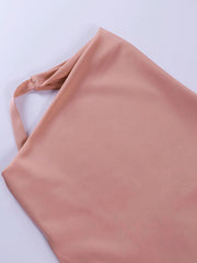 So Cowl Backless Mini Dress