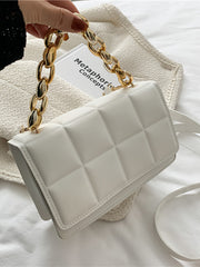 Chain Grid Handbag