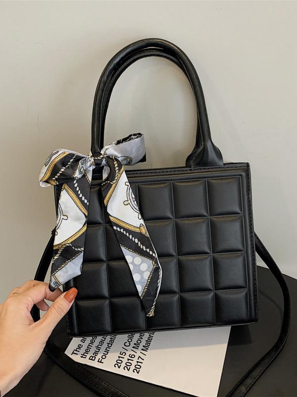 Square Quilted Bag Outfit Made
