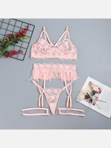 Frilly Lacey Set