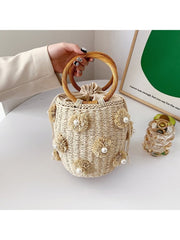 Pearl Basket Bag