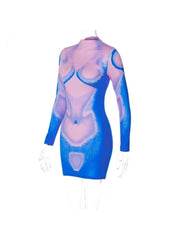 Nude Me Violet Mini Dress