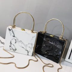 Marble Clutch Handbag