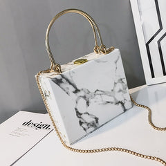 Marble Clutch Handbag