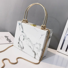 Marble Clutch Handbag