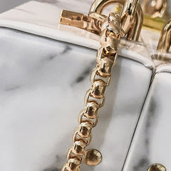 Marble Clutch Handbag