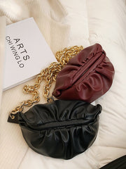 Chain Bundled Clutch Bag