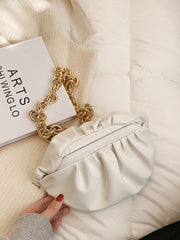 Chain Bundled Clutch Bag