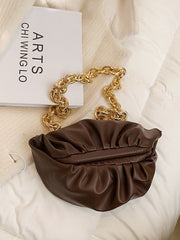 Chain Bundled Clutch Bag