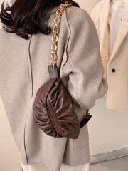 Chain Bundled Clutch Bag