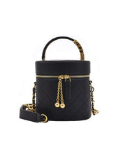 Michelle Qulited Bucket Bag