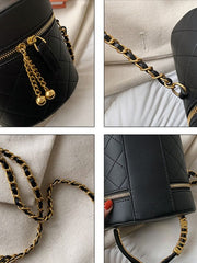 Michelle Qulited Bucket Bag